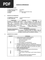 Sesion de Aprendizaje - Oracion Del Padre Nuestro