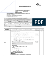 Sesion de Aprendizaje Nro16 Aritmetica Primero