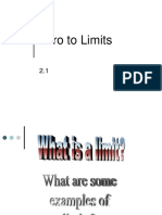 Intro To Limits