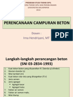 TBK - 2b. Perencanaan Campuran Beton