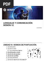 LyC 2018 10 Sesión 12 SP El Punto y Coma Los Dos Puntos y Las Comillas