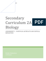 Irvin Cisneros Assignment 2 Biology Final