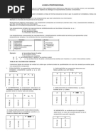 Tabla de Valores de Verdad Negro