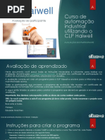 Curso Automação Com CLP Haiwell - Avaliação