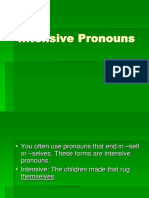 Intensive Pronouns