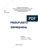 Presupuesto Empresarial Modulo I