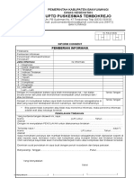 Formulir Penolakan Tindakan Kedokteran