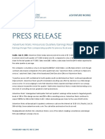 Press Release Template 01