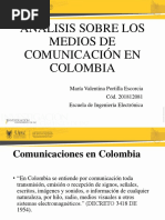 Analisis Medios de Comunicacion