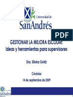 Gvirtz - Gestionar La Mejora para Supervisores PDF