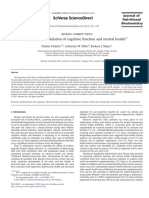 Nutritional Modulation of Cognitive Function and Mental Health 2013 The Journal of Nutritional Biochemistry