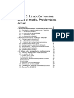 Tema 05 La Acción Humana Sobre El Medio. Problemática Actual