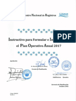 1.instructivo para Formular e Implementar El Plan Operativo Anual 2017