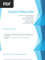 DERECHO COMERCIAL III (SOCIEDADES II) - Transformación