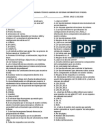 Exámen de Egreso Programa Técnico Laboral en Sistemas Informáticos y Redes