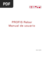 HILTI - Manual Profis Rebar