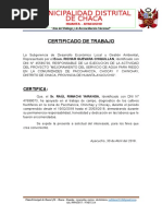 Certificado Laboral