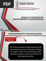 Modelos y Enfoques Del Comportamiento Organizacional