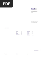 Fedex Guidelines