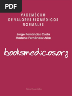 Vademecum de Valores Biomedicos Normales PDF