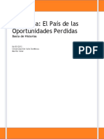 Argentina El Pais de Las Oportunidades Perdidas