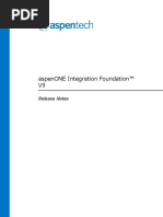 Aspenone Integration Foundation™ V9: Release Notes