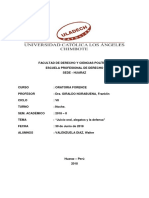 Juicio Oral, Alegatos y Defensa