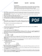 Che 323 Problem Set 6: Electrochemistry March 12, 2014 Engr. May V. Tampus Concepts