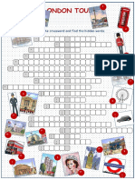 London Tour Crossword Puzzle