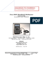 Multimeter Metex 3640 PDF