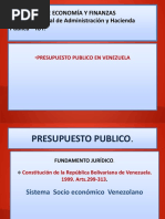 Presupuesto Publico en Venezuela