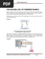 Chapter 4 - Second Law