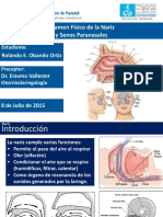 Examen Físico de La Nariz