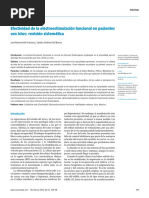 Electroestimulaciòn Funcional en ACV PDF