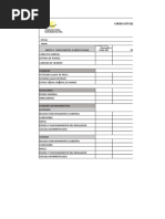 Check List Equipos de Oxicorte