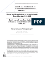 Articulo Sobre La Salud Mental en Colombia