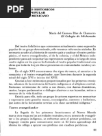 Antecedentes Históricos Del Teatro Popular Mexicano