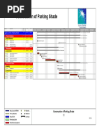Construction of Parking Shade
