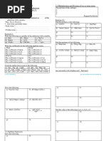 Form 2 Mathematics Notes +exercise by Kelvin - Chapter 3-4