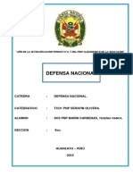 Defensa Nacional Monografia