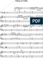 (Sheet Music - Piano) Killing Me Softly PDF