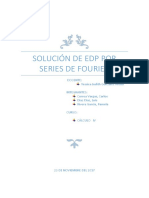 Solución de Edp Por Series de Fourier