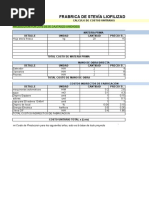 Prefactibilidad Financiera