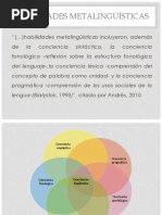 Realimentación Conciencia Lingüística