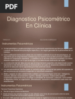 Diagnostico Psicometrico en Clinica Tarea # 5 1