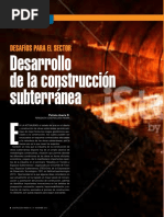 Desarrollo de La Construcción Subterránea