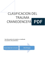 Clasificacion Del Trauma Craneoencefálico