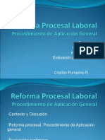 El Procedimiento Laboral Ordinario - Sr. Cristián Pumarino R.