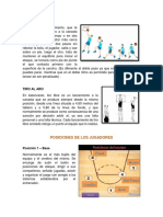 Posiciones de Los Jugadores y Reglas de Basquetbol