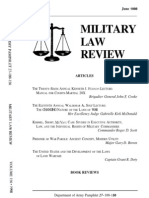 United States Department of Army - Military Law Review 